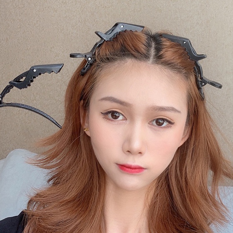 Kẹp tóc răng thưa bằng nhựa chống trượt chuyên dụng cho salon