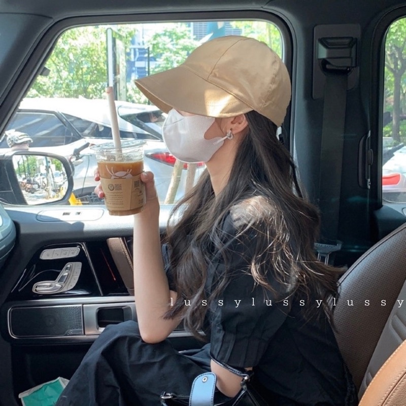 Mũ bucket, nón tai bèo chống nắng vải mỏng có dây rút thoáng mát