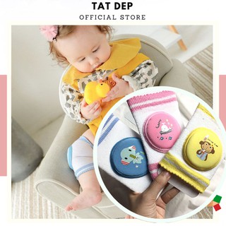 Bọc đầu gối an toàn cho bé tập bò tập đi 3 màu cực đáng yêu