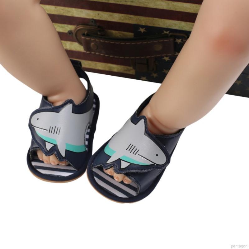Giày sandal đế mềm thoáng khí chống trượt cho bé 0-18 tháng tuổi