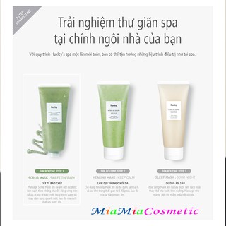 Huxley Spa Mini 3 Món Tẩy Da Chết Mặt Nạ Đất Sét Mặt Nạ Ngủ Huxley Spa Routine Deluxe Complete [NHẬP KHẨU CHÍNH HÃNG]