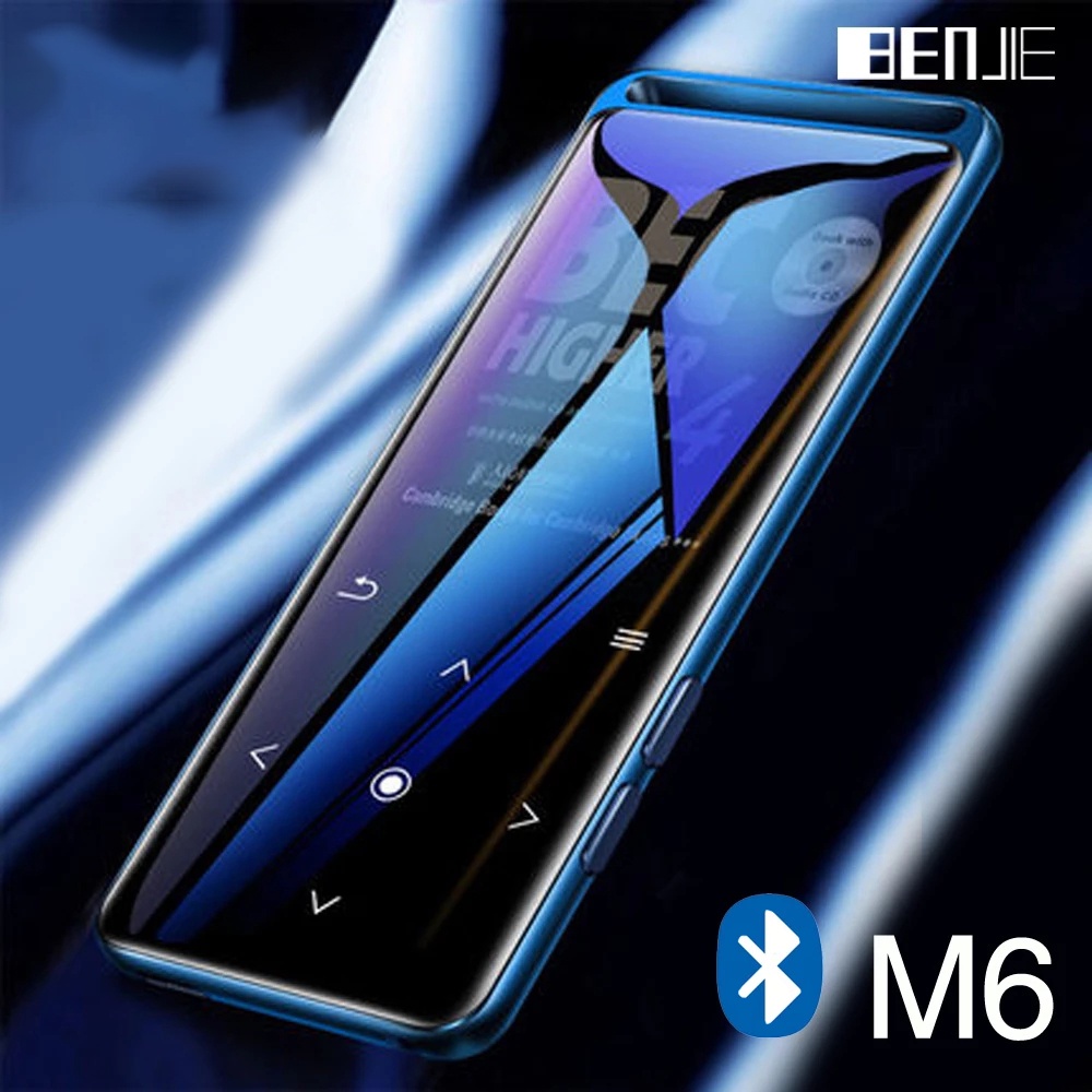 Máy nghe nhạc MP3 MP4 VIRWIR bluetooth màn hình cảm ứng kỹ thuật số hỗ trợ FM radio ghi âm đồng hồ báo thức