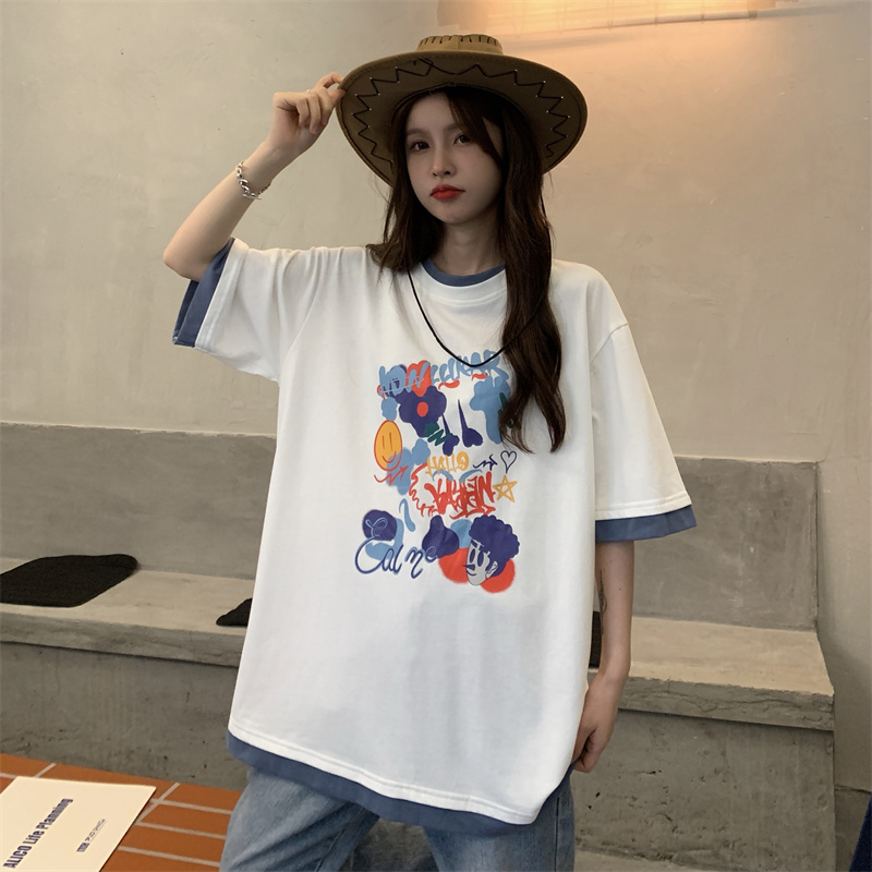 Áo thun tay ngắn kiểu dáng thời trang cho nữ