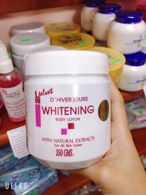 Kem dưỡng trắng da Velvet thái lan 350g Velvet D'HIVER JOURS WHITENING BODY LOTION loại 1 hàng chính hãng