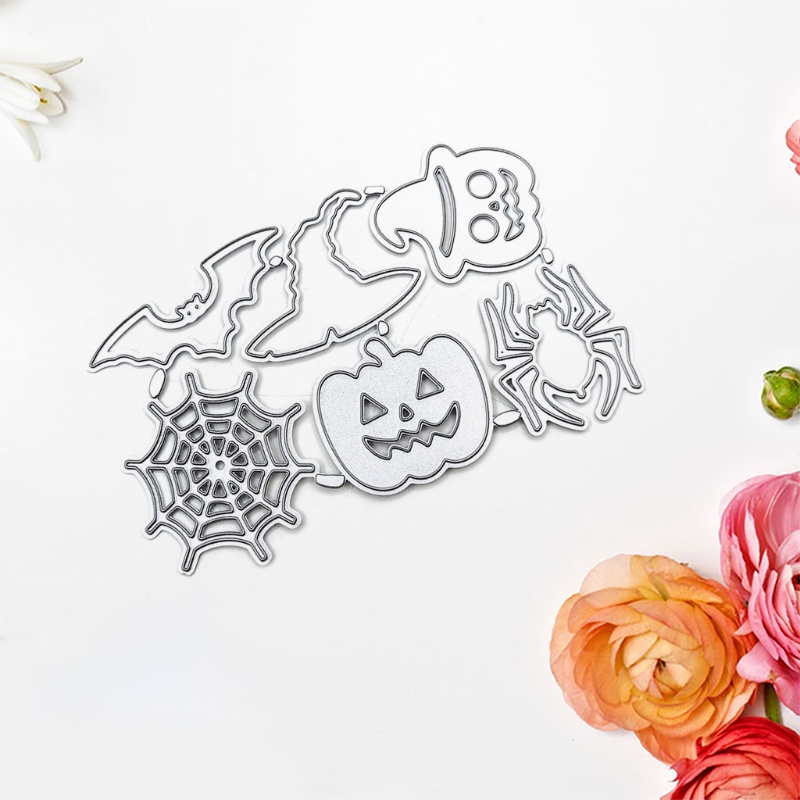 Khuôn Cắt Giấy Làm Từ Kim Loại Hình Chủ Đề halloween Trang Trí Scrapbook
