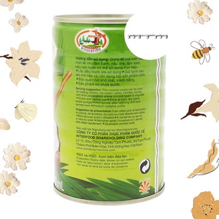 Nước Cốt Dừa Wonderfarm lon 400ml