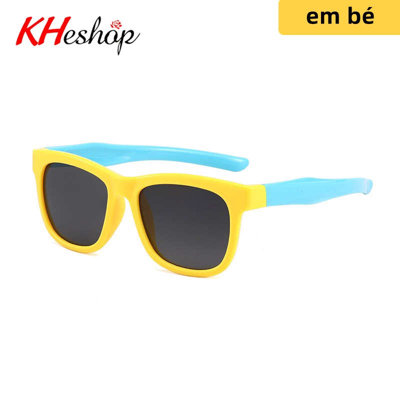 Trào Lưu Kính Trẻ Em chân gọng khác màu gập ghềnh, Chống UV400 tia cực tím bảo vệ đôi mắt bé yêu mã Y1571