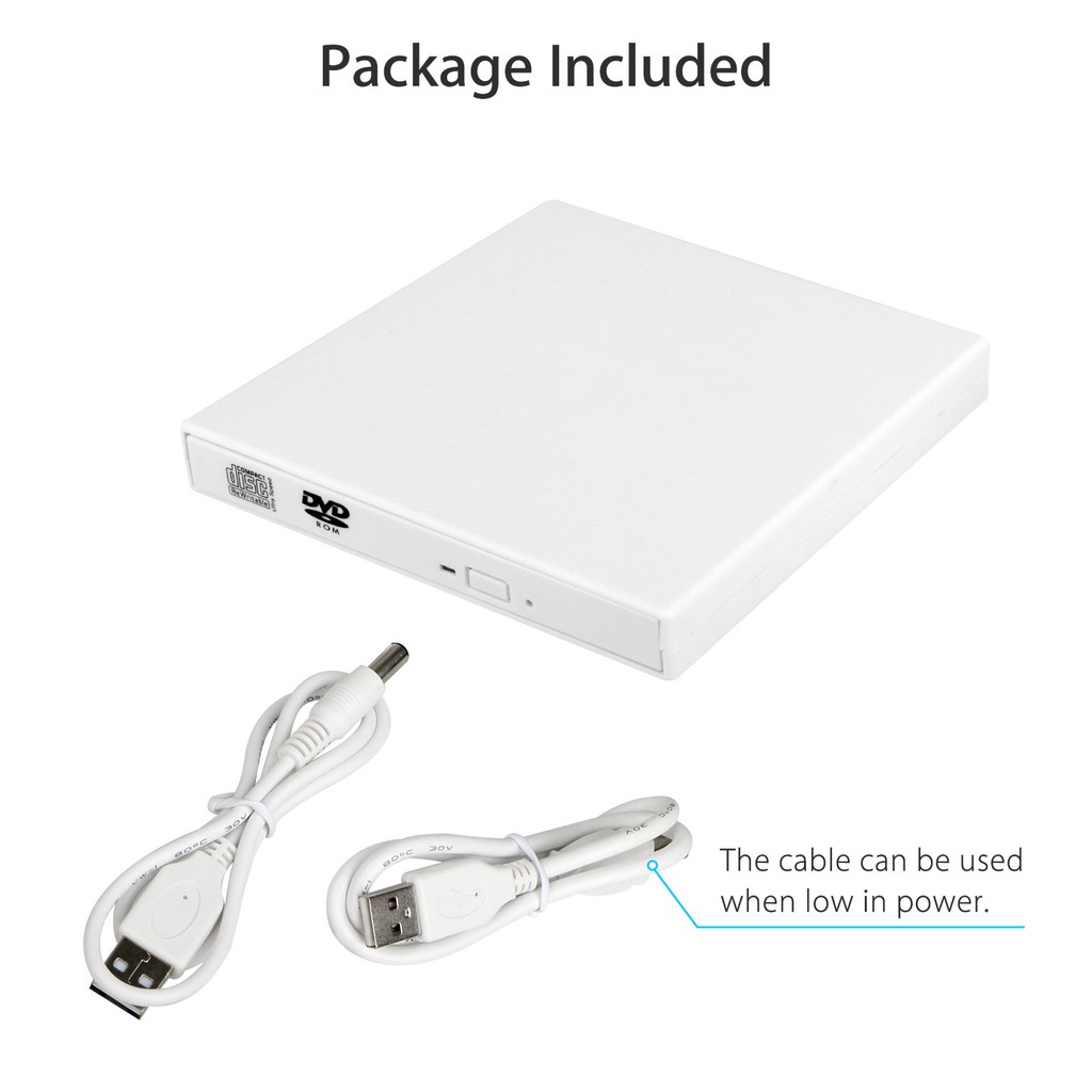 USB 2.0 External DVD Drive -RW Writer Burner Rewriter ROM Drive | BigBuy360 - bigbuy360.vn