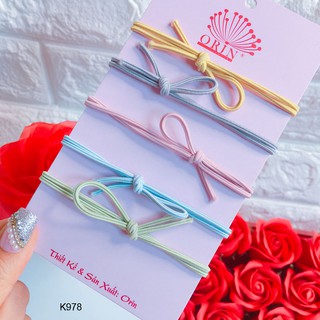 Set 5 buộc tóc, cột tóc dễ thương Orin K978