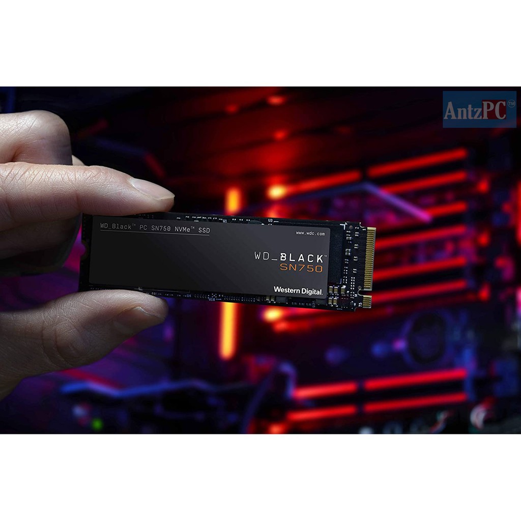 Ổ cứng SSD cắm trong chuẩn M.2 Western Black SN750 500GB 1TB NVMe 3D NAND  - Nhập khẩu Nguyên Seal US