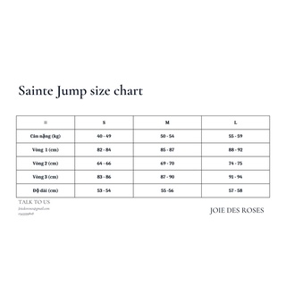Sainte Jump by Joie des Roses