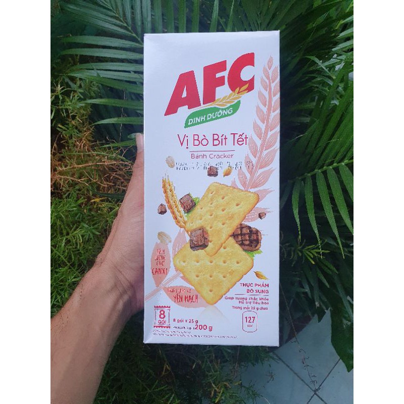 BÁNH QUY CRACKER MẶN AFC 200GR