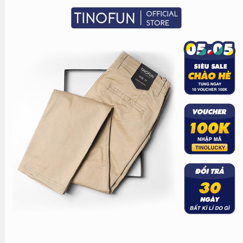 Quần kaki nam TINOFUN Quần thể thao nam mã &quot;TT82&quot; chất vải mềm mịn dáng xuông phong cách Hàn Quốc đẹp