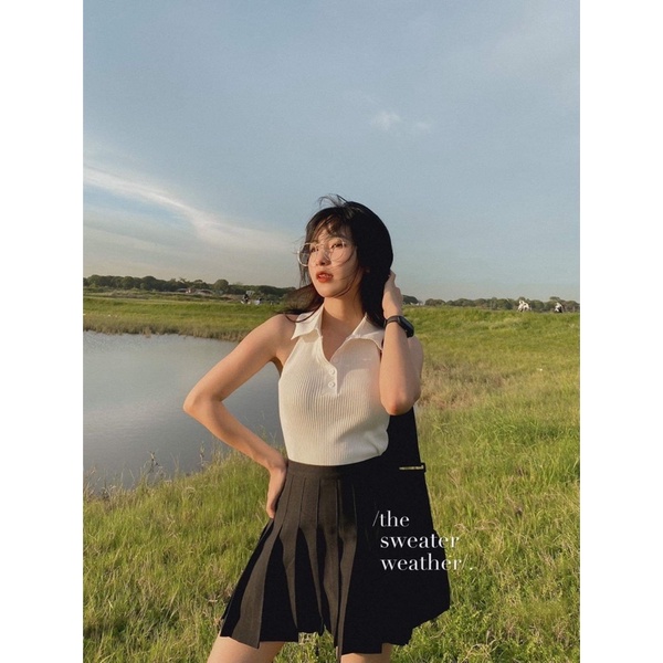 [Mã SKAMCLU7 giảm 10% tối đa 50K đơn 0Đ] Áo ba lỗ cổ polo ( Ảnh thật ) | BigBuy360 - bigbuy360.vn