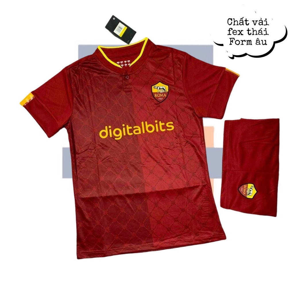 Bộ Quần Áo Bóng Đá ROMA Mẫu Mới