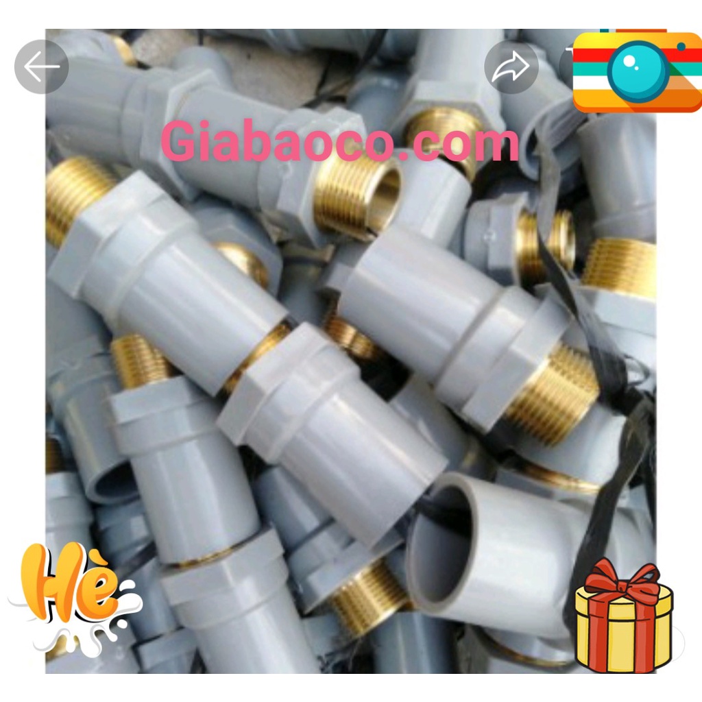 Nối Rút Có Ren Thau - BÌNH MINH : 27 x Ren Trong Thau 21 & 27 x Ren Ngoài Thau 21