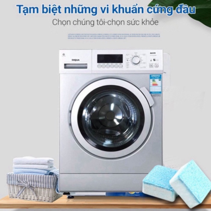 Viên Tẩy Vệ Sinh Lồng Máy Giặt - Diệt Khuẩn - Tẩy Cặn Bẩn Máy Giặt