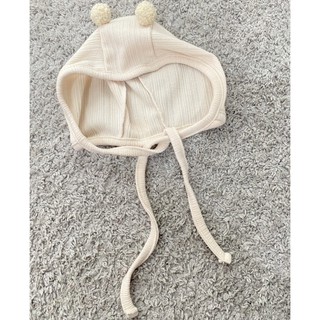 nón cục bông vải mỏng cho bé từ sơ sinh