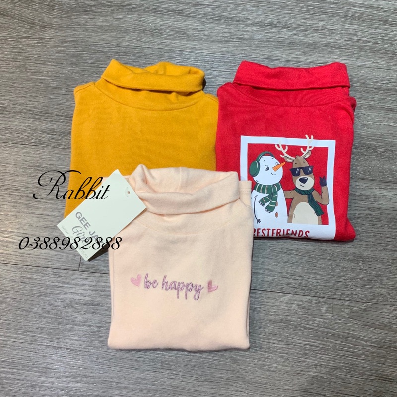 Áo cổ cao Geejay bé gái