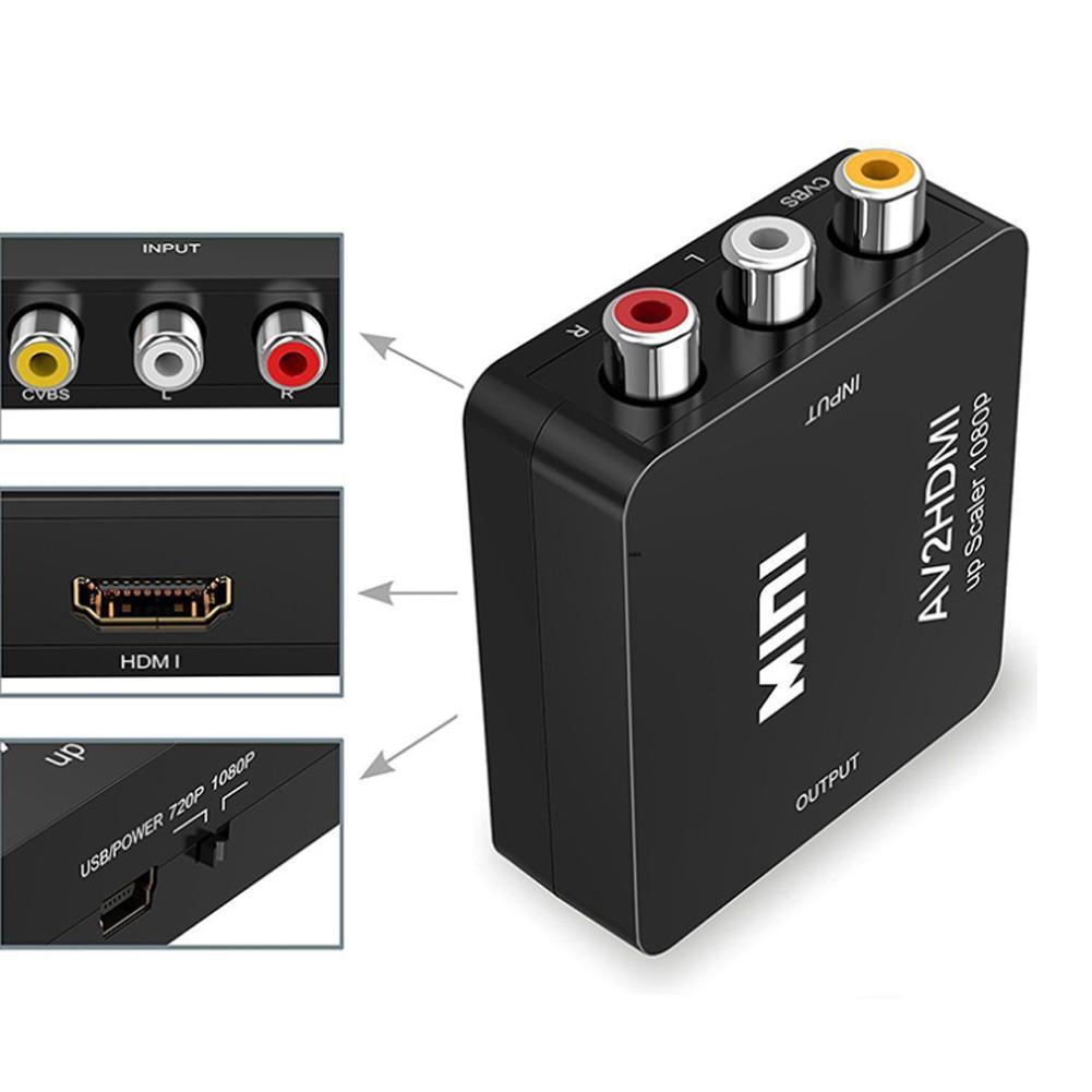 Cáp Chuyển Đổi 0inut Av Rca Sang Hdmi 1080p Cầu Thangr + Usb Z3Q7 | BigBuy360 - bigbuy360.vn