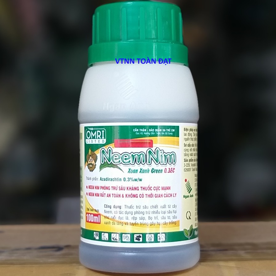 Dầu Neem Nim (100ml), Hữu Cơ Bảo Vệ Cây Trồng