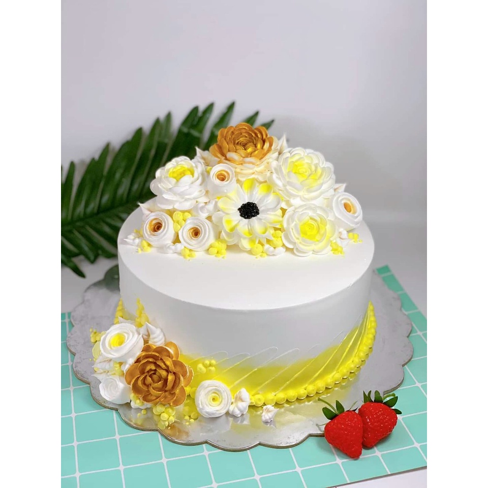 Màu Phun Nhũ Kim Bạc Trang Trí Bánh Kem, Bánh Sinh Nhật - 10g