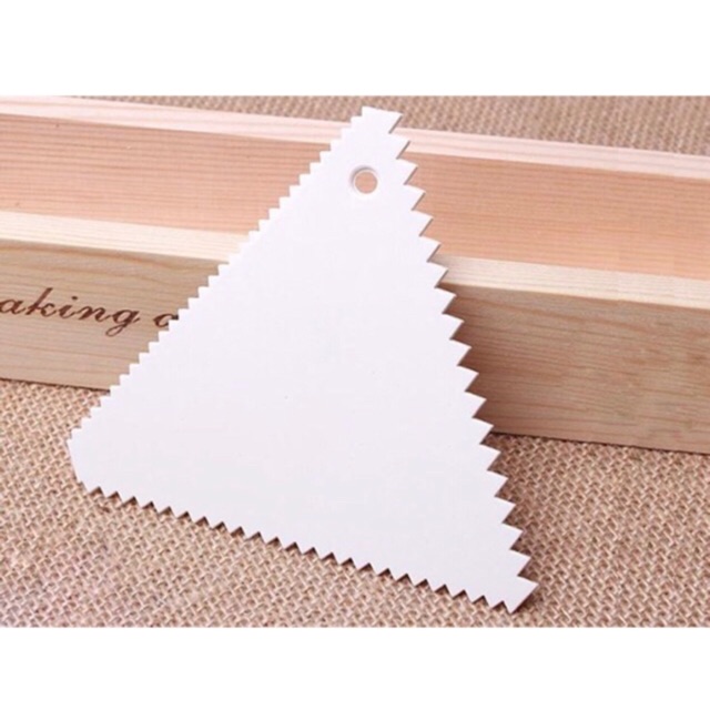 Miếng Nhựa Tạo Vân Bánh Tam Giác