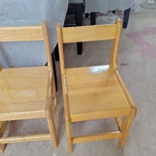 Ghế gỗ thông nhập khẩu 30cm