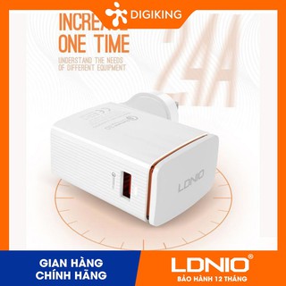Bộ Củ Sạc nhanh QC 3.0 Kèm Cáp LDNIO A1301Q