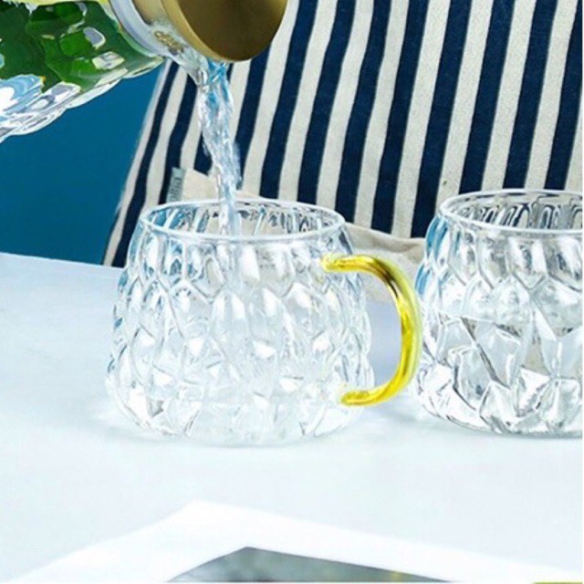 Cốc quai thuỷ tinh 500ml