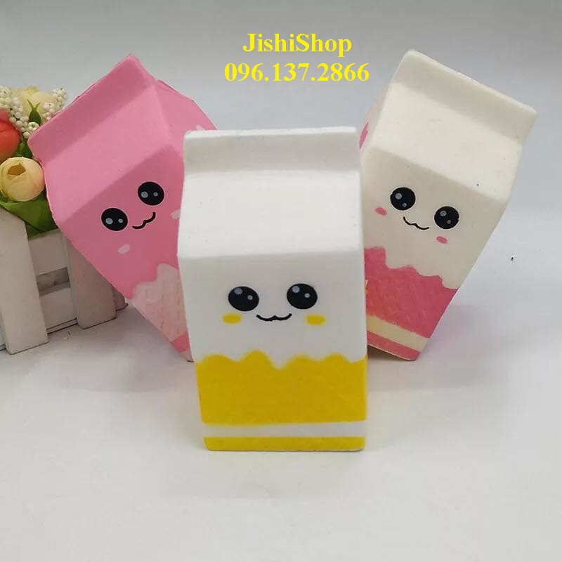 squishy hộp sữa dễ thương