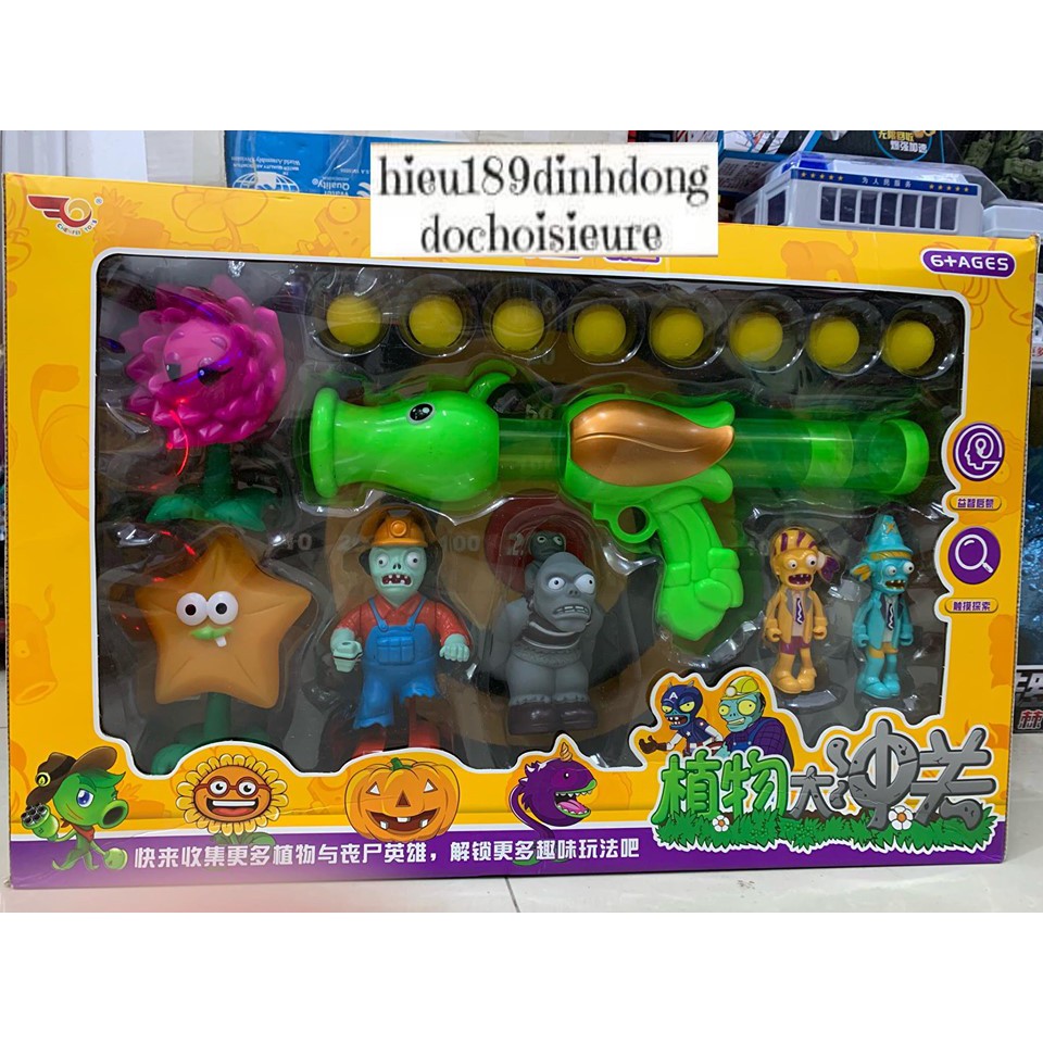 Đồ Chơi Game Hot Plants & Zombie 3 hoa quả nổi giận sao biển