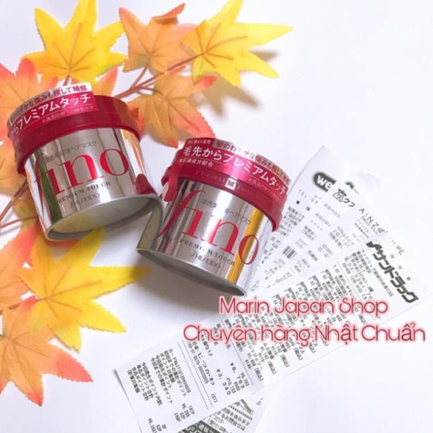 (Chuẩn store, Có Bill + video mua hàng) Ủ tóc Fino Shiseido nhật