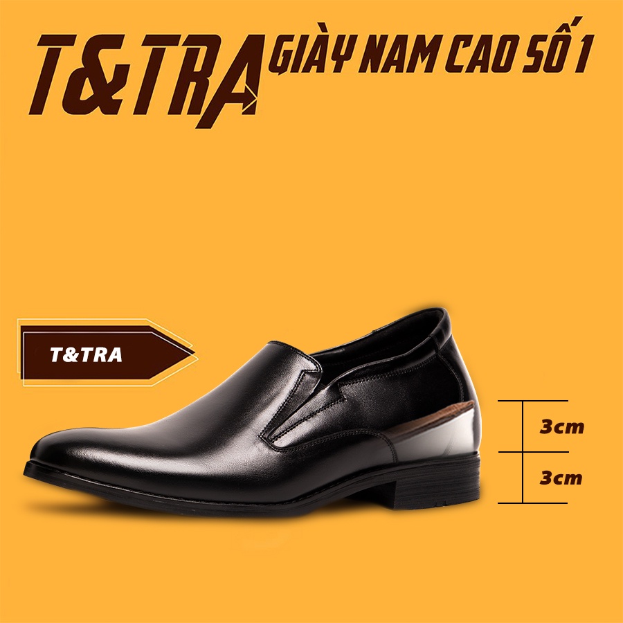 [ 6CM ] Giày Cao Nam T&amp;TRA S1010Đ