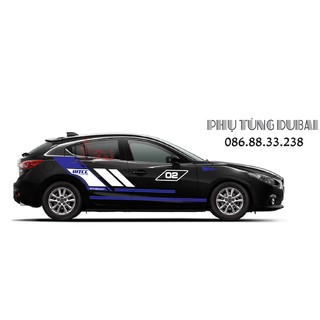 Tem Dán Sườn Ô Tô Dòng Sedan ( tem Cắt )