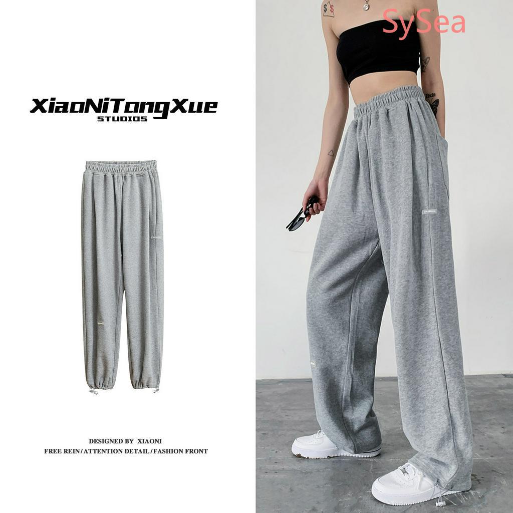 Quần Dài Ống Rộng Màu Đen Thời Trang Mùa Thu Cho Học Sinh