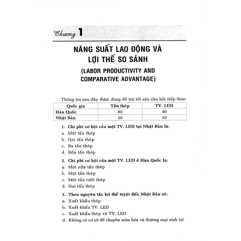 Sách - Kinh Tế Quốc Tế - Bài Tập Và Đáp Án - International Economics - Problems And Solutions