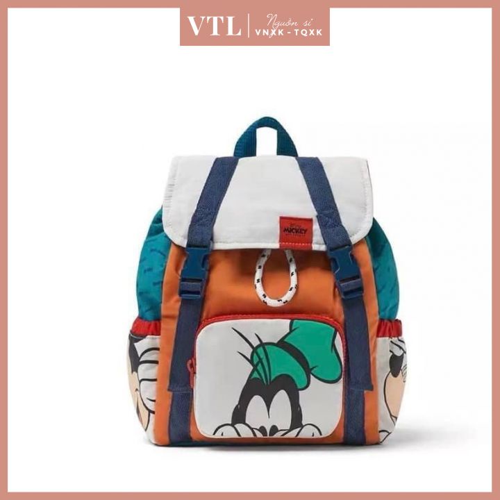 Balo Mickey ZR sắc màu hàng xuất dư