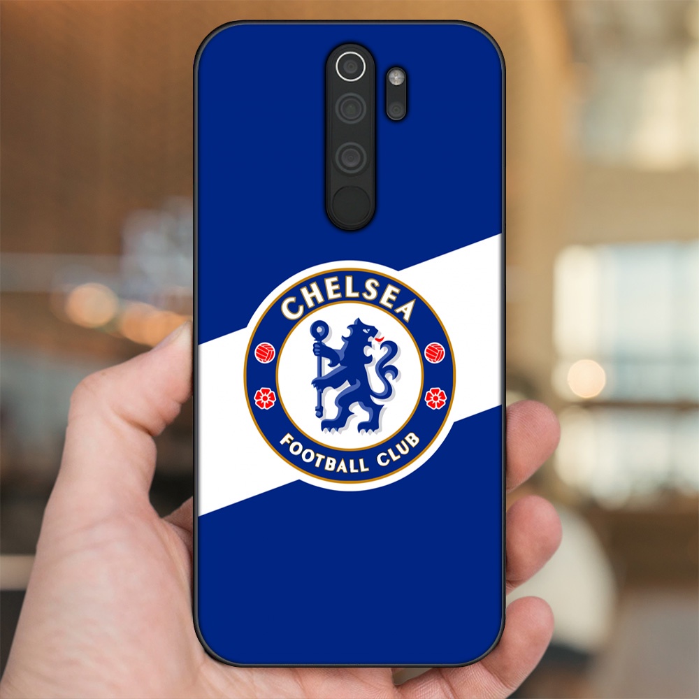 Ốp lưng Xiaomi Redmi Note 8 Pro viền đen in hình Chelsea FC