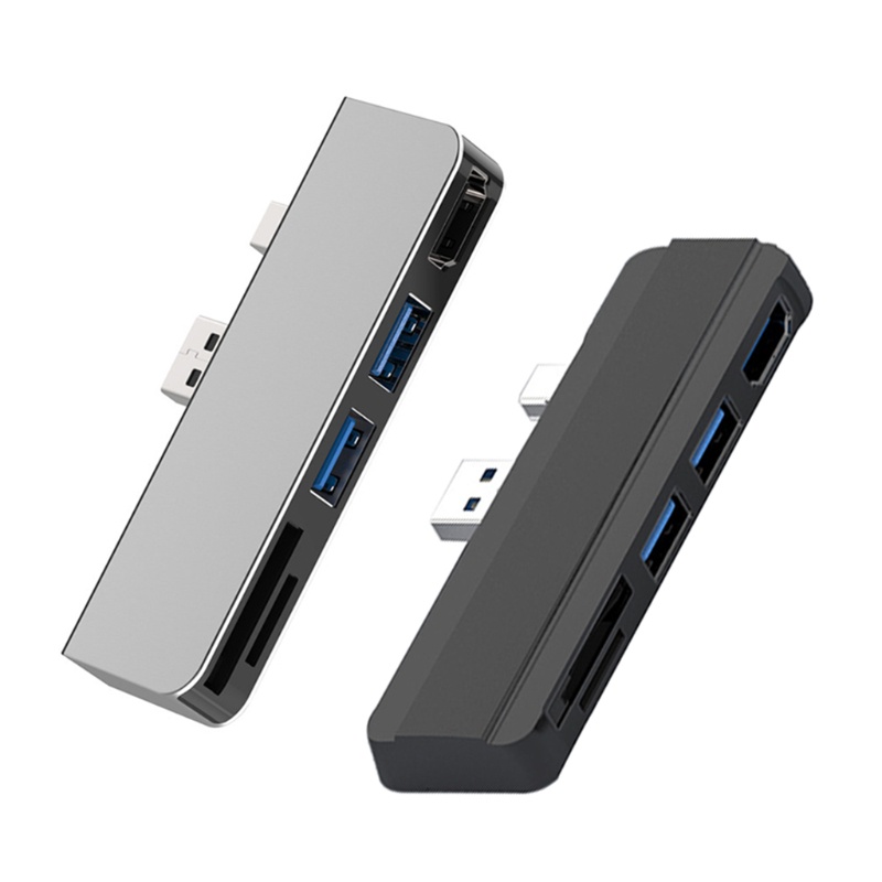 Bộ Chuyển Đổi 5 Trong 1 Hub Sang Hdmi-Compatible Usb 3.0 Có Đầu Đọc Thẻ Sd Tf