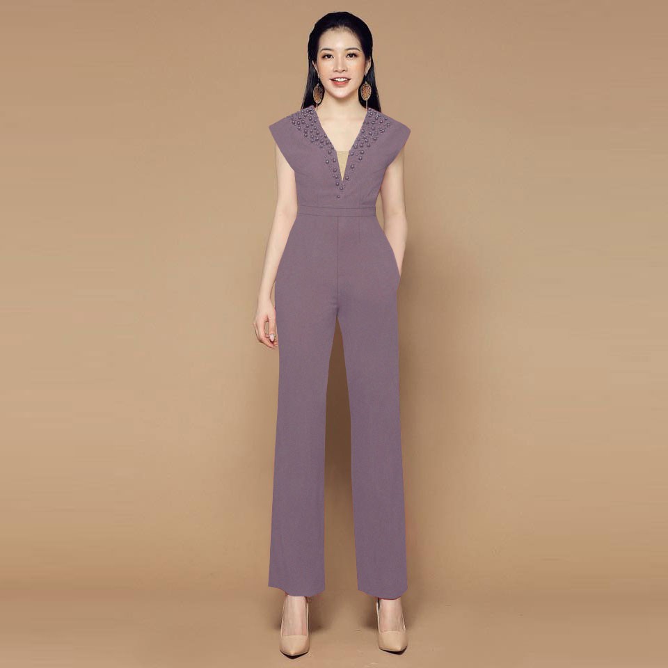 Jum Dài Ống Suông Ngực Phối Lưới Đính Hột J954 | BigBuy360 - bigbuy360.vn