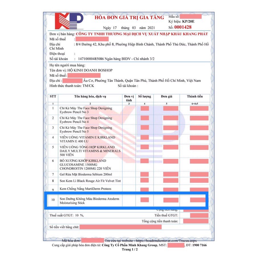 Son Dưỡng Môi Bioderma Atoderm Levres 4g