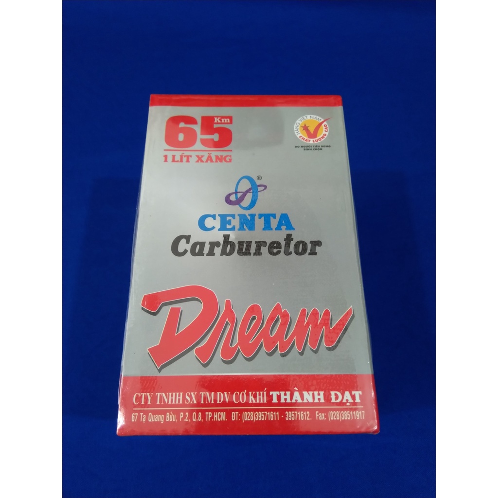 Bình xăng con Dream, Wave 100cc Centa loại 1 Thành Đạt mẫu mới New
