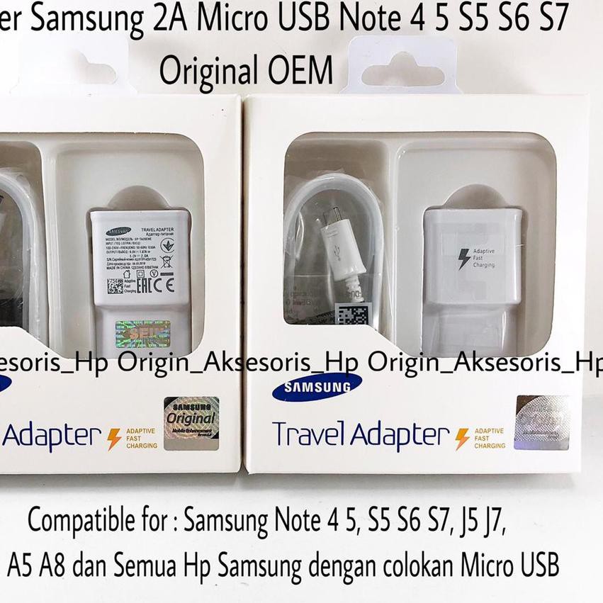 Củ Sạc Micro Usb Cho Samsung Galaxy J5 J3 J2 Prime Grand J1 Ace S3 S4 S6 S7 Note 2 3 4 Oem