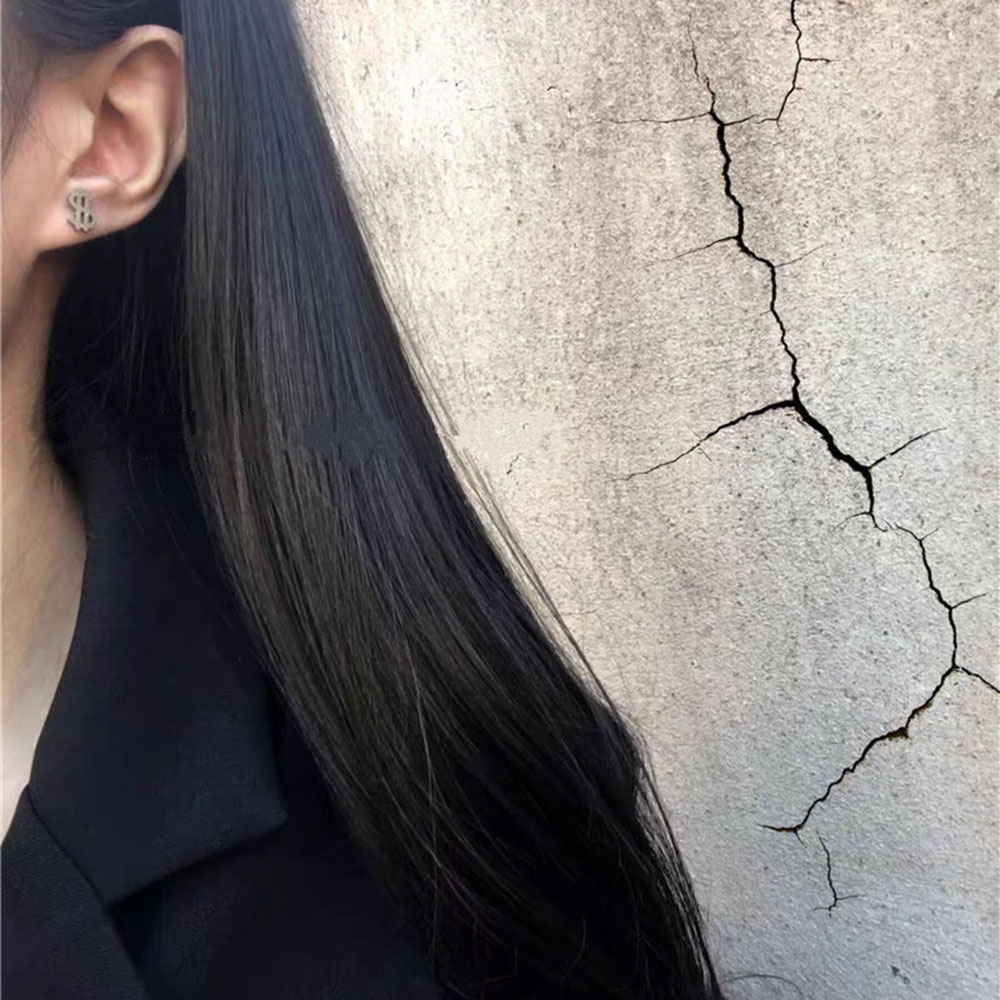 Khuyên Tai Nam Nữ Hình Tờ Tiền Đô La Thời Trang Hàn Yanqueens Trang sứ Quà tặng