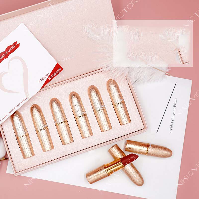 Bộ Son Môi MYG 6 Màu Thời Trang Lâu Trôi Chất Lì Chống Thấm Nước. | BigBuy360 - bigbuy360.vn