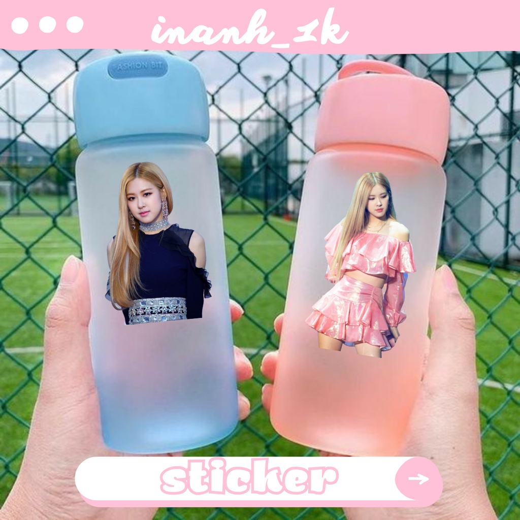Bộ 100 hình dán thành viên Rose nhóm Black Pink