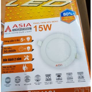ĐÈN LED PANEL TRÒN SIÊU MỎNG 15W ASIA