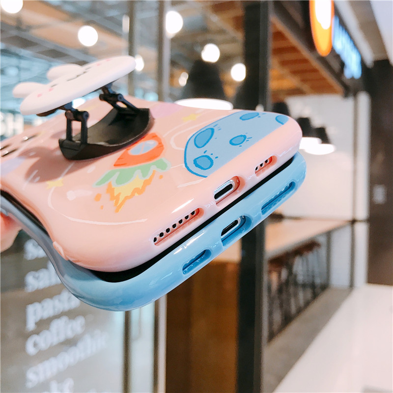 Ốp điện thoại có giá đỡ hình thỏ gấu cho iPhone12 Pro max iPhone11 Pro max SE2020 7plus 8plus 6plus XR xs XSMAX | BigBuy360 - bigbuy360.vn