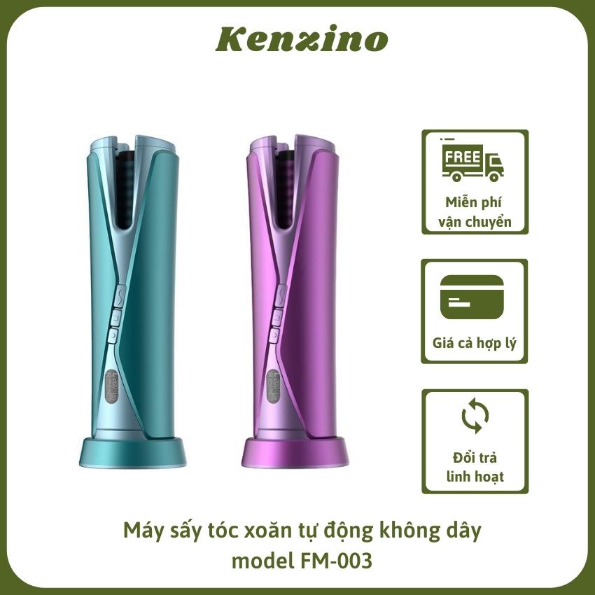Máy uốn tóc mini Kenzino model FM-003, uốn xoăn tự động, siêu nhẹ, không dây, dùng sạc đĩa và cổng sạc type C #1